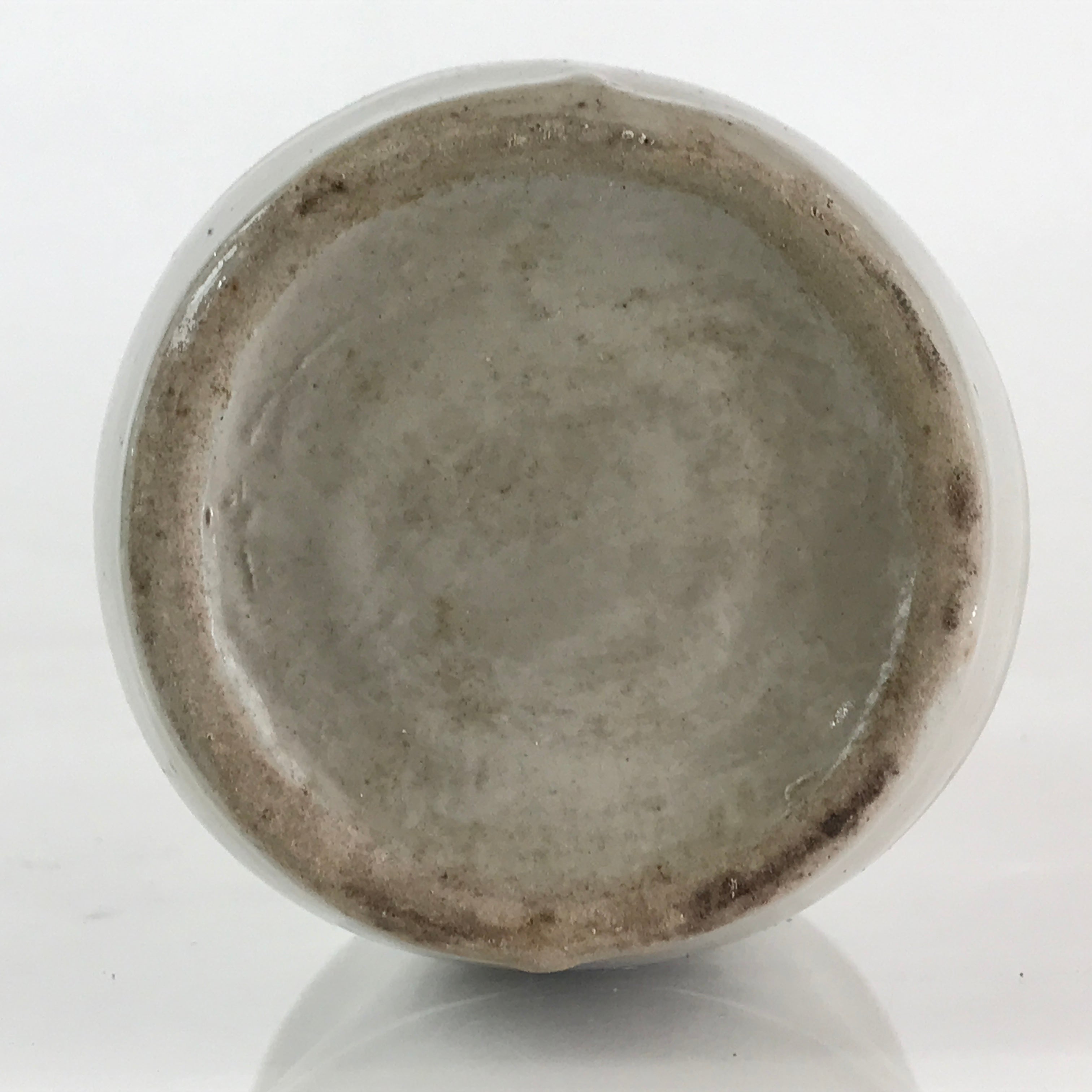 Japanese Ceramic Sake Bottle Vtg Pottery Tokkuri Gray Sweet Sake TS473