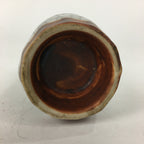 Japanese Ceramic Sake Bottle Vtg Pottery Yakimono Kannyu Tokkuri TS328