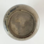 Japanese Ceramic Sake Bottle Vtg Pottery Yakimono Tokkuri Flower TS440