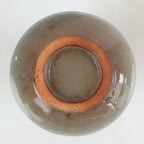 Japanese Ceramic Sake Bottle Vtg Pottery Yakimono Tokkuri Hyotan TS442