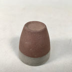 Japanese Ceramic Sake Cup Guinomi Sakazuki Vtg Pottery Brown Gray GU834