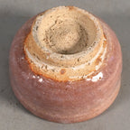 Japanese Ceramic Sake Cup Guinomi Sakazuki Vtg Pottery Brush Mark GU815