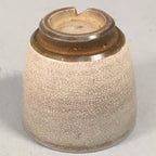 Japanese Ceramic Sake Cup Guinomi Sakazuki Vtg Pottery Crackle Glaze GU818