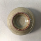 Japanese Ceramic Sake Cup Guinomi Sakazuki Vtg Pottery Gray Crackle GU878