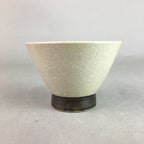 Japanese Ceramic Sake Cup Guinomi Sakazuki Vtg Pottery Leaf Design TC157