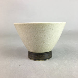 Japanese Ceramic Sake Cup Guinomi Sakazuki Vtg Pottery Leaf Design TC157