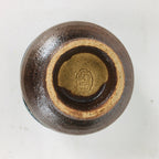 Japanese Ceramic Sake Cup Hagi Ware Vtg Guinomi Ochoko Blue Glaze GU897