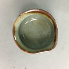 Japanese Ceramic Sake Cup Lipped Guinomi Sakazuki Vtg Pottery Gray GU717