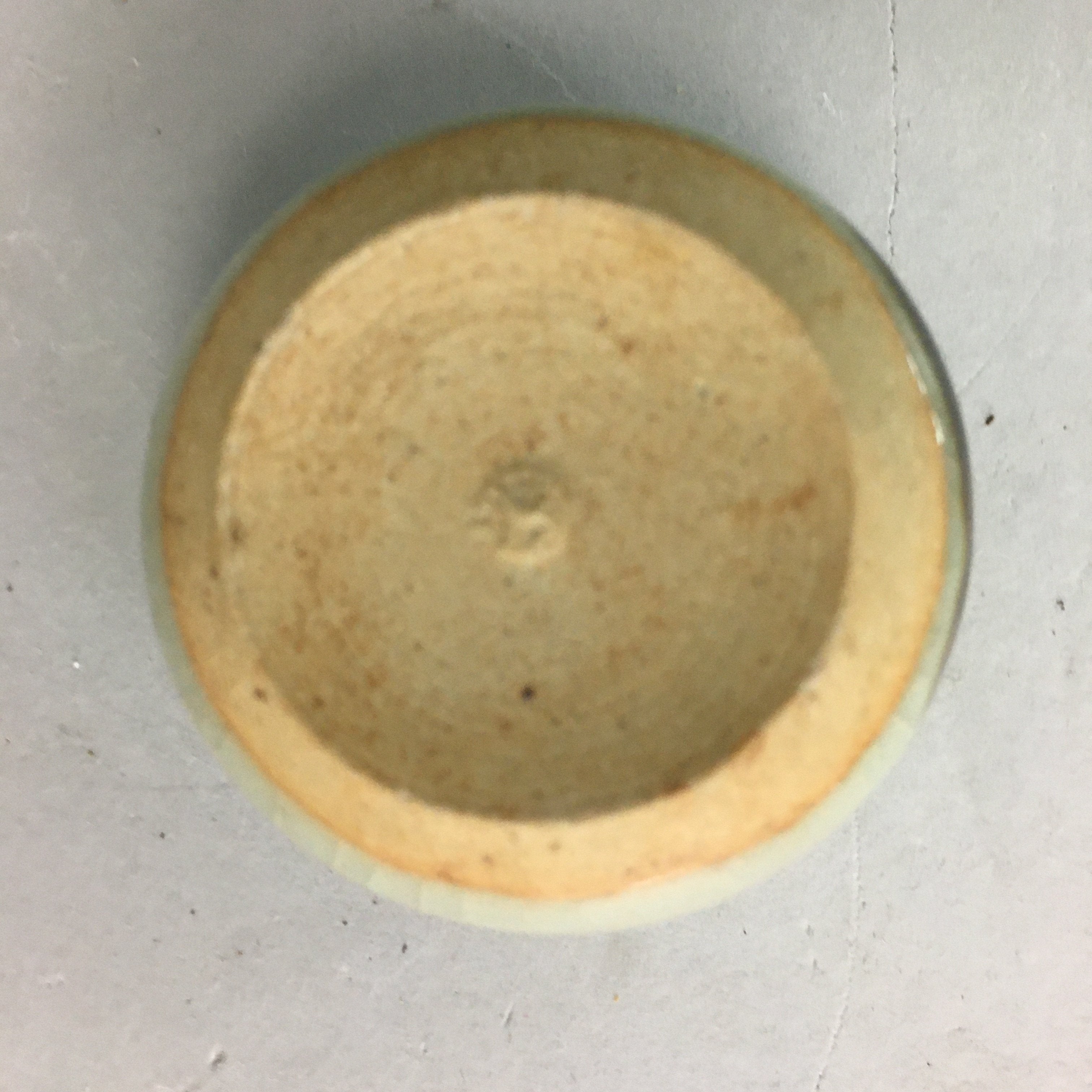 Japanese Ceramic Sake Cup Lipped Guinomi Sakazuki Vtg Pottery Gray GU717