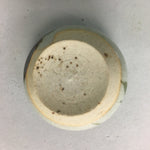 Japanese Ceramic Sake Cup Lipped Guinomi Sakazuki Vtg Pottery Gray GU718