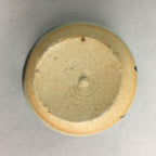 Japanese Ceramic Sake Cup Lipped Guinomi Sakazuki Vtg Pottery Gray GU727