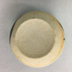 Japanese Ceramic Sake Cup Lipped Guinomi Sakazuki Vtg Pottery Gray GU729