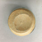 Japanese Ceramic Sake Cup Lipped Guinomi Sakazuki Vtg Pottery Gray GU730