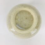 Japanese Ceramic Sake Cup Mino Ware Vtg Guinomi Ochoko White Glaze GU903
