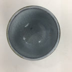 Japanese Ceramic Sake Cup Vtg Guinomi Ochoko Brown White Pottery GU972