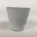 Japanese Ceramic Sake Cup Vtg Guinomi Sakazuki Ochoko Kanji Design GU990