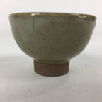 Japanese Ceramic Sake Cup Vtg Pottery Gray Color Guinomi Ochoko G40