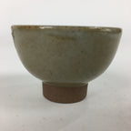 Japanese Ceramic Sake Cup Vtg Pottery Gray Color Guinomi Ochoko G40