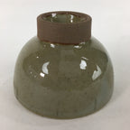 Japanese Ceramic Sake Cup Vtg Pottery Gray Color Guinomi Ochoko G40