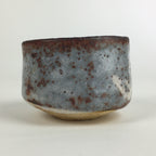 Japanese Ceramic Sake Cup Vtg Pottery White Glaze Guinomi Ochoko G47