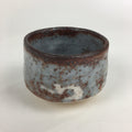 Japanese Ceramic Sake Cup Vtg Pottery White Glaze Guinomi Ochoko G47