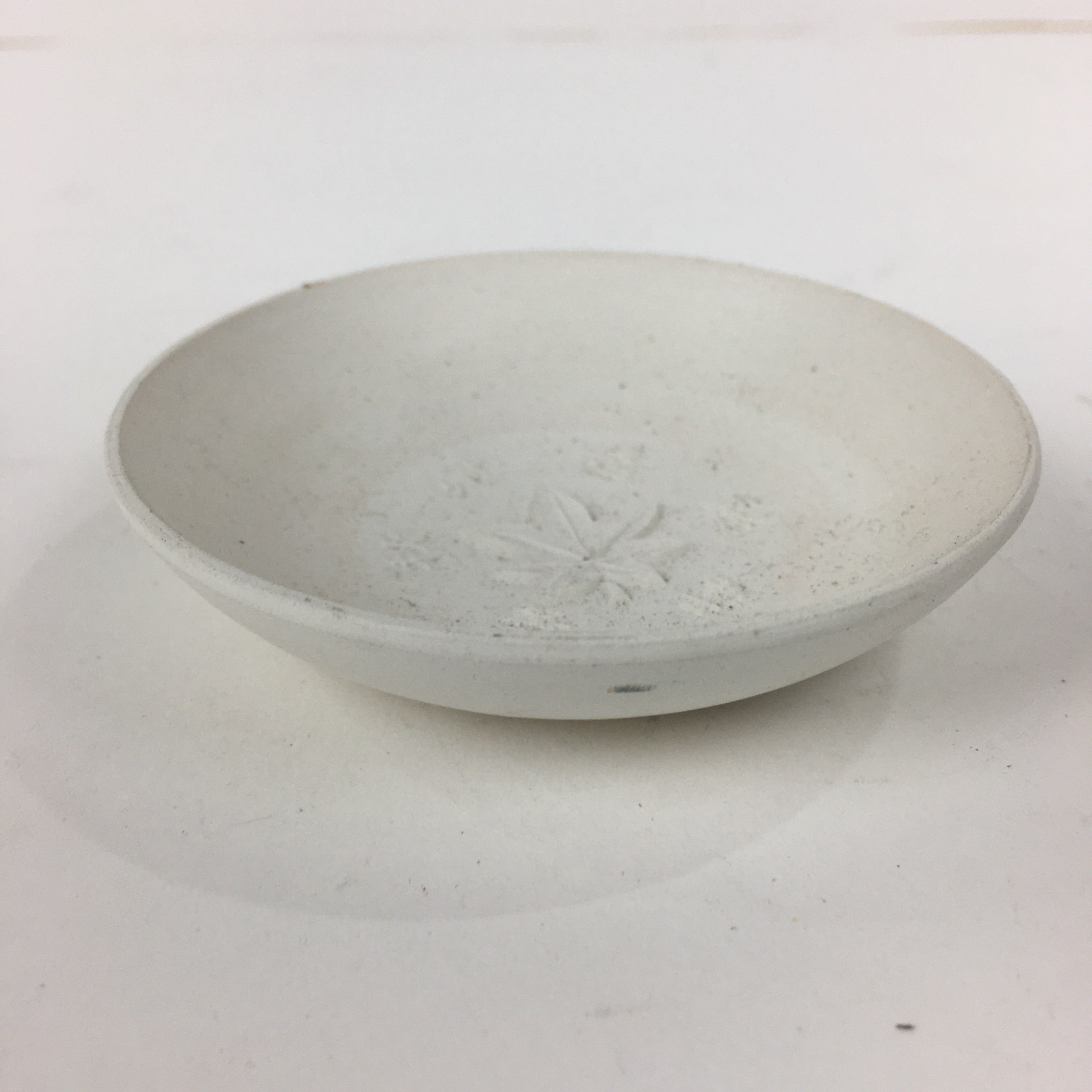 Japanese Ceramic Sake Cup Vtg Shinto shrine God Sankazuki Guinomi Ochoko GU980