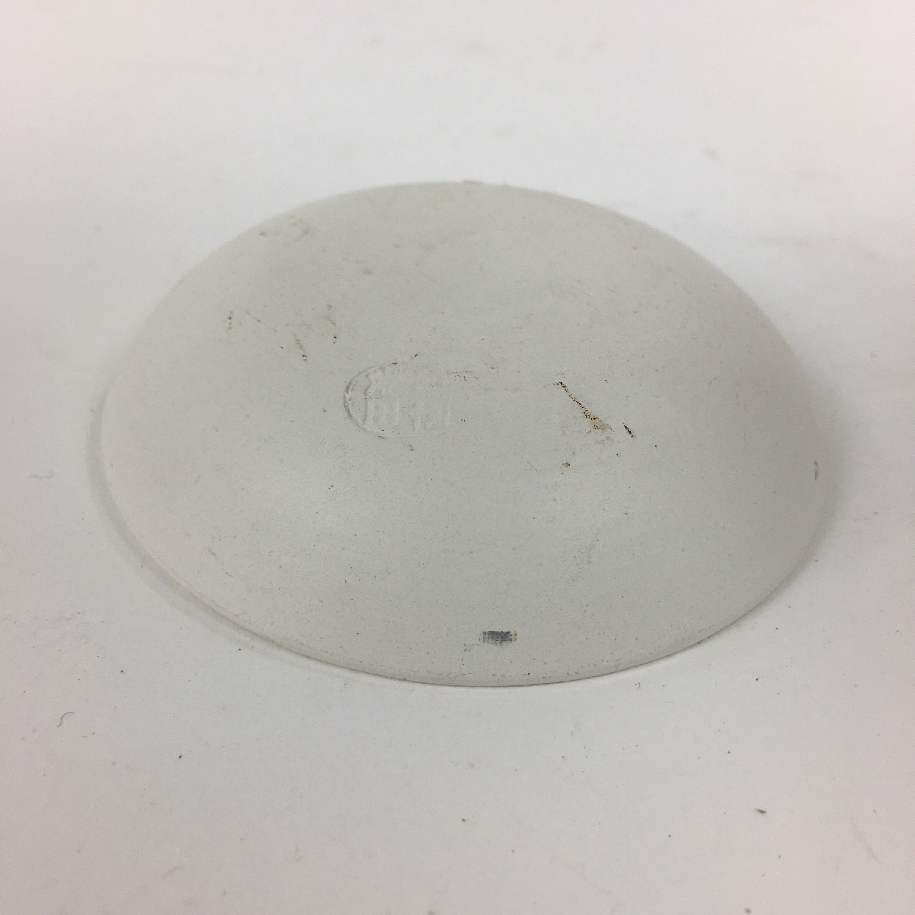 Japanese Ceramic Sake Cup Vtg Shinto shrine God Sankazuki Guinomi Ochoko GU980