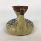 Japanese Ceramic Sake Warming Bottle Vtg Pottery Brown Yakimono TS324