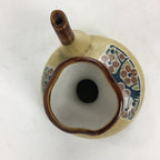 Japanese Ceramic Sake Warming Bottle Vtg Pottery Brown Yakimono TS324