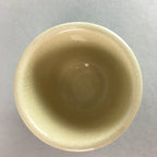 Japanese Ceramic Satsuma Sake Cup Guinomi Sakazuki Vtg Crackle Pottery GU578