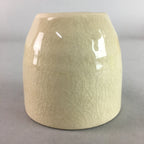 Japanese Ceramic Satsuma Sake Cup Guinomi Sakazuki Vtg Crackle Pottery GU578