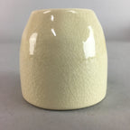 Japanese Ceramic Satsuma Sake Cup Guinomi Sakazuki Vtg Crackle Pottery GU579