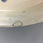 Japanese Ceramic Serving Bowl Vtg Pottery Charger Sometsuke Centerpiece PT599