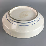Japanese Ceramic Serving Bowl Vtg Pottery Charger Sometsuke Centerpiece PT599