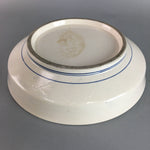 Japanese Ceramic Serving Bowl Vtg Pottery Charger Sometsuke Centerpiece PT599