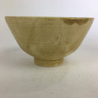 Japanese Ceramic Seto Ware Tea Ceremony Bowl Vtg Kiseto Ware Chawan GTB770