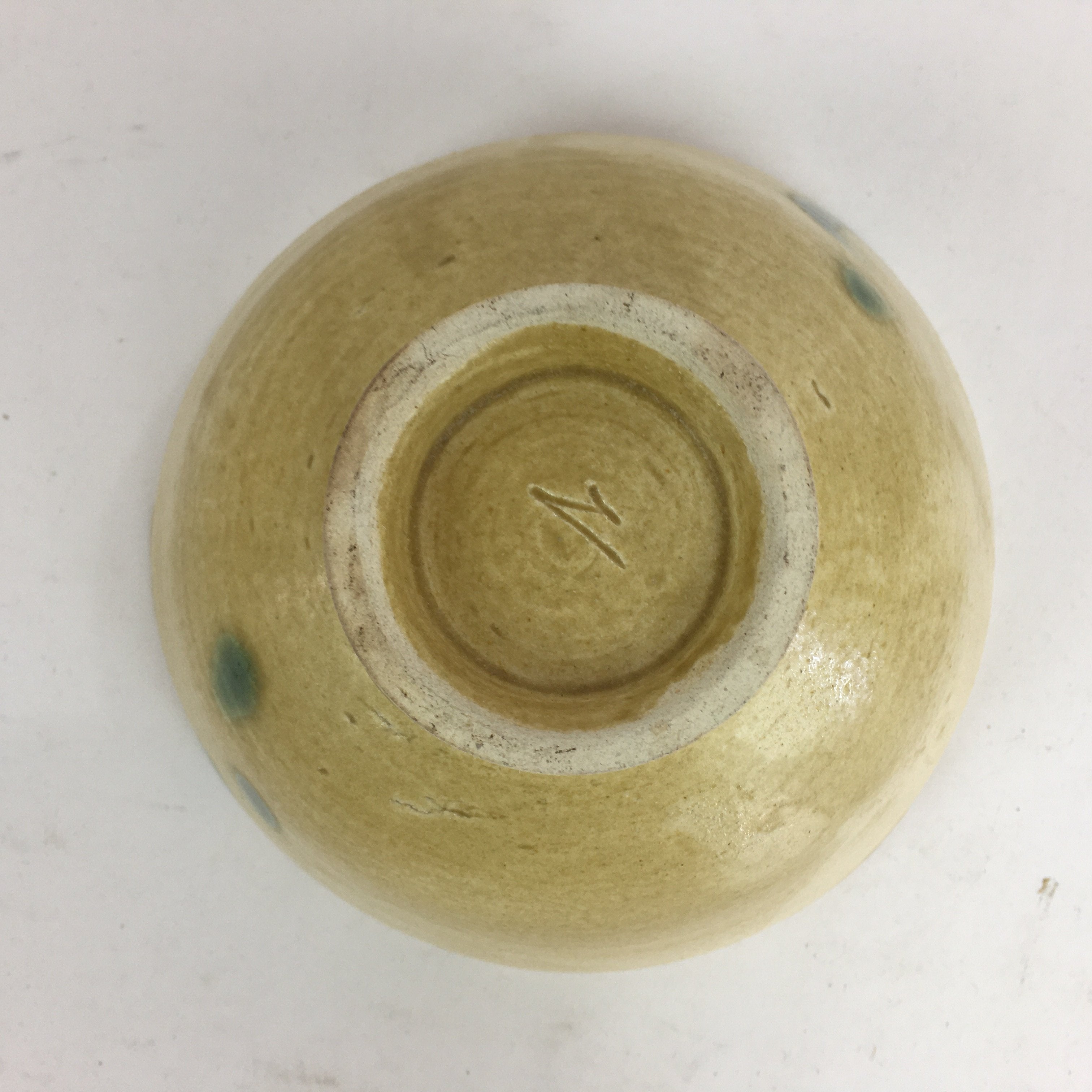 Japanese Ceramic Seto Ware Tea Ceremony Bowl Vtg Kiseto Ware Chawan GTB770