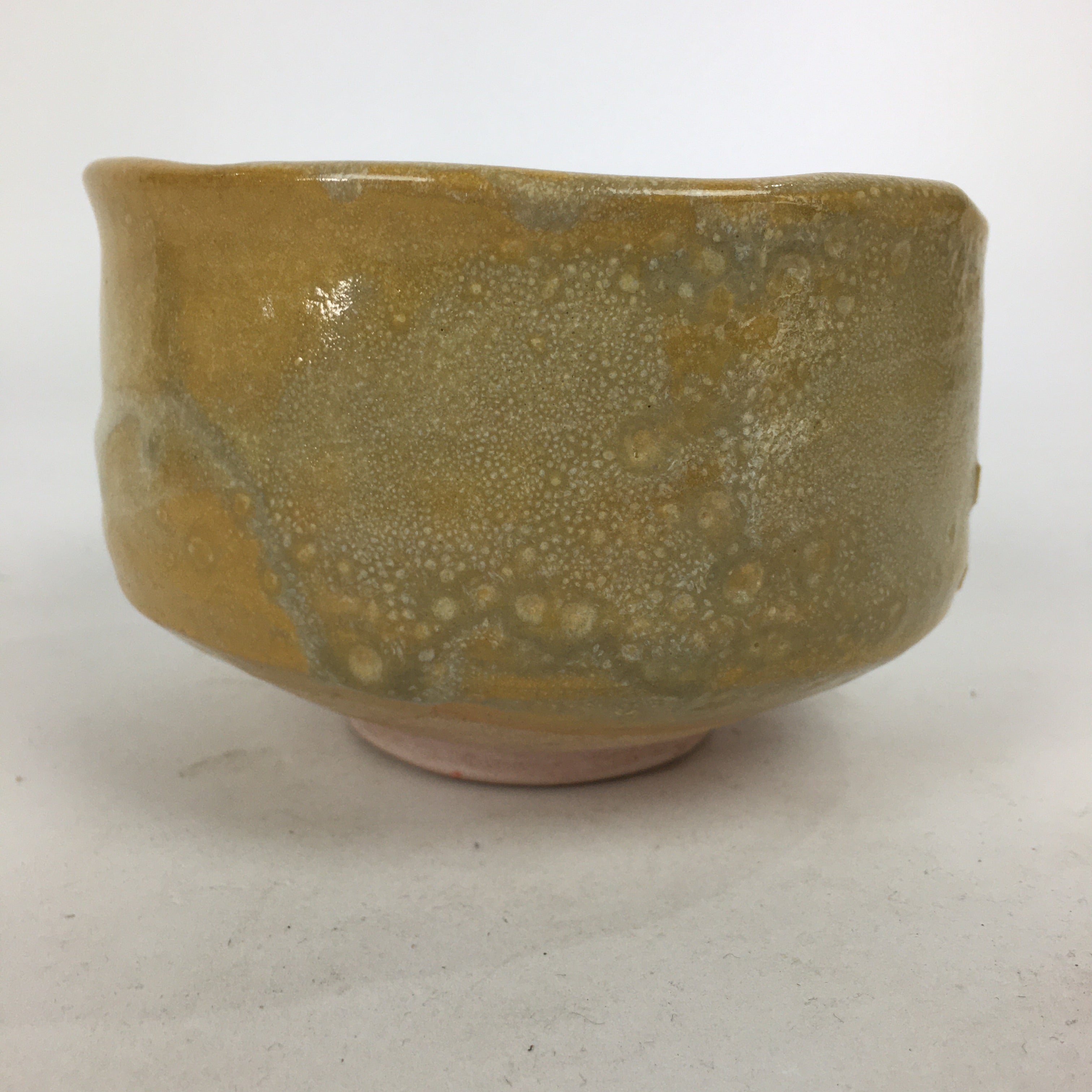 Japanese Ceramic Seto Ware Tea Ceremony Green Tea Bowl Vtg Chawan GTB869