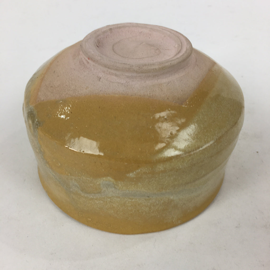 Japanese Ceramic Seto Ware Tea Ceremony Green Tea Bowl Vtg Chawan GTB869