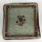 Japanese Ceramic Shibukusa Ware Small Plate Vtg Square Shape Kozara PP760