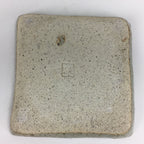 Japanese Ceramic Shibukusa Ware Small Plate Vtg Square Shape Kozara PP760