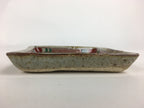 Japanese Ceramic Shibukusa Ware Small Plate Vtg Square Shape Kozara PP760