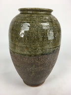Japanese Ceramic Shigaraki Ware Flower Vase Vtg Kabin Ikebana Arrangement FV972