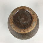 Japanese Ceramic Shigaraki Ware Flower Vase Vtg Kabin Ikebana Arrangement FV972