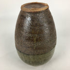 Japanese Ceramic Shigaraki Ware Flower Vase Vtg Kabin Ikebana Arrangement FV972