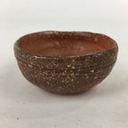 Japanese Ceramic Shigaraki Ware Sake Cup Vtg Pottery Guinomi Ochoko PX606