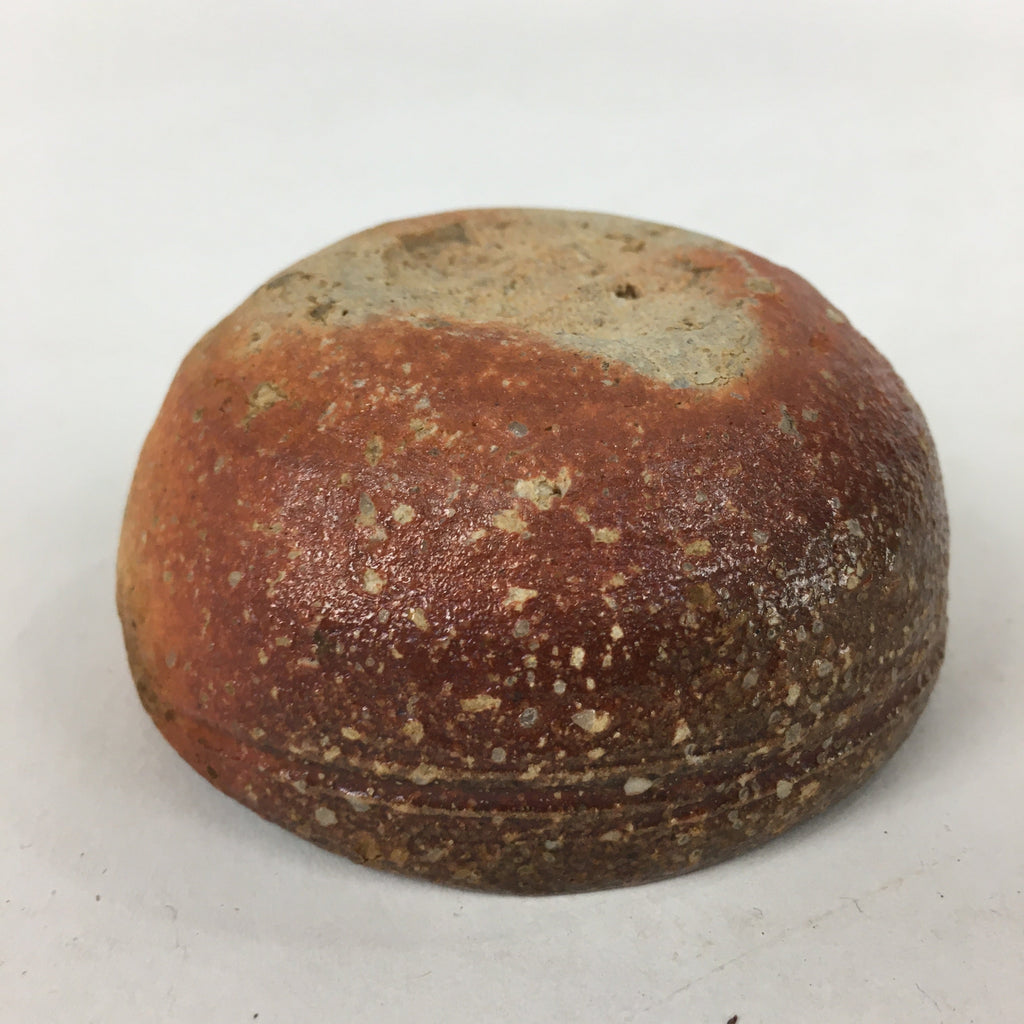 Japanese Ceramic Shigaraki Ware Sake Cup Vtg Pottery Guinomi Ochoko PX606