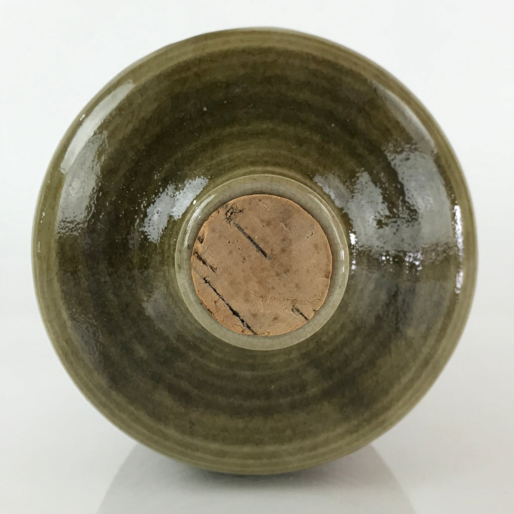 Japanese Ceramic Shigaraki ware Sake Bottle Vtg Pottery Ash Glaze TS449