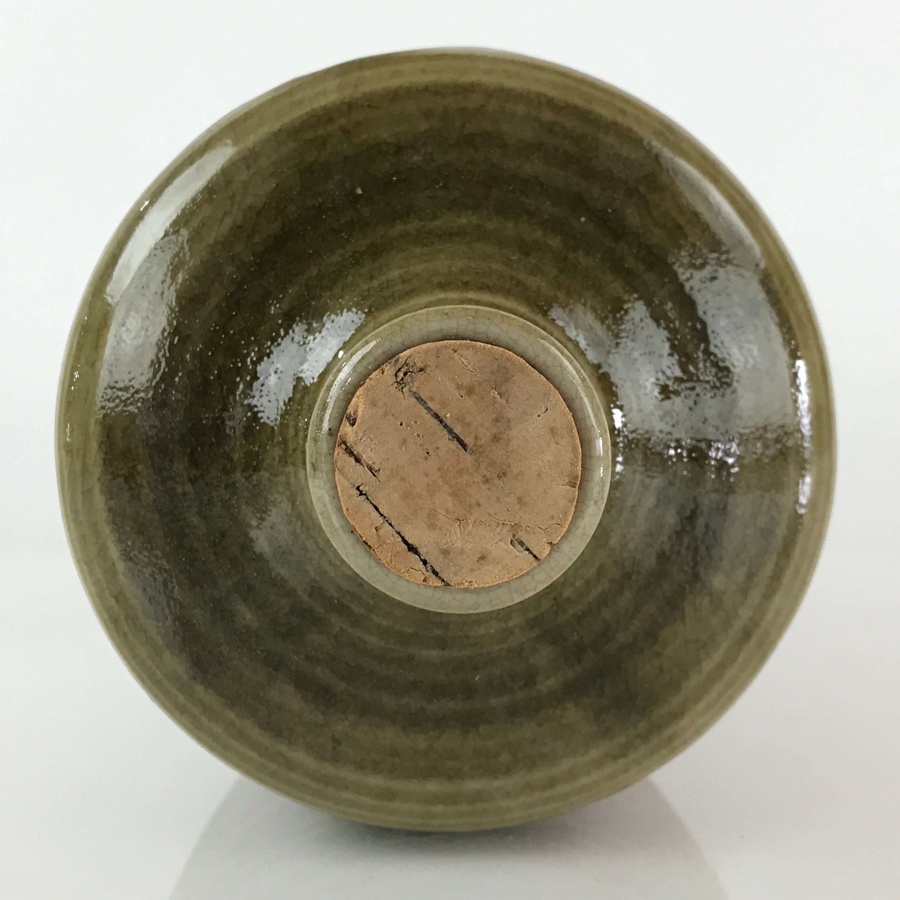 Japanese Ceramic Shigaraki ware Sake Bottle Vtg Pottery Ash Glaze TS449