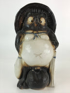 Japanese Ceramic Shigaraki ware Sake Bottle Vtg Pottery Raccoon Dog TS447